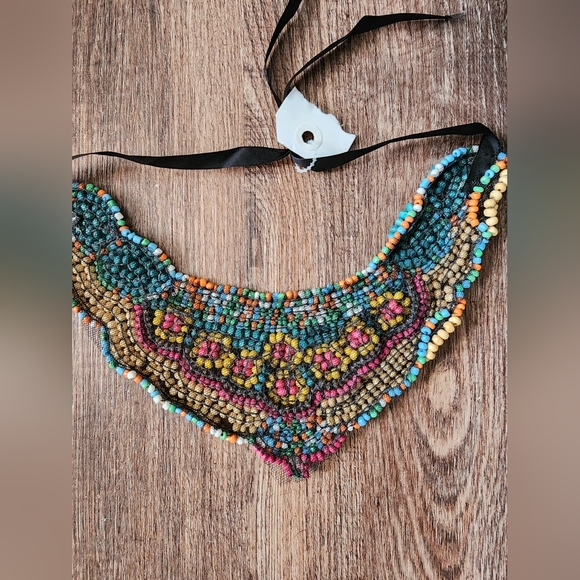 NWT Women's Bohemian Beaded Necklace - Picture 3 of 3